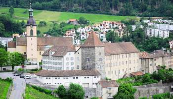 Abbey in Chur Switzerland